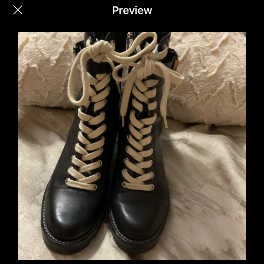 Marc Fisher Warren combat boot sz 8 like new